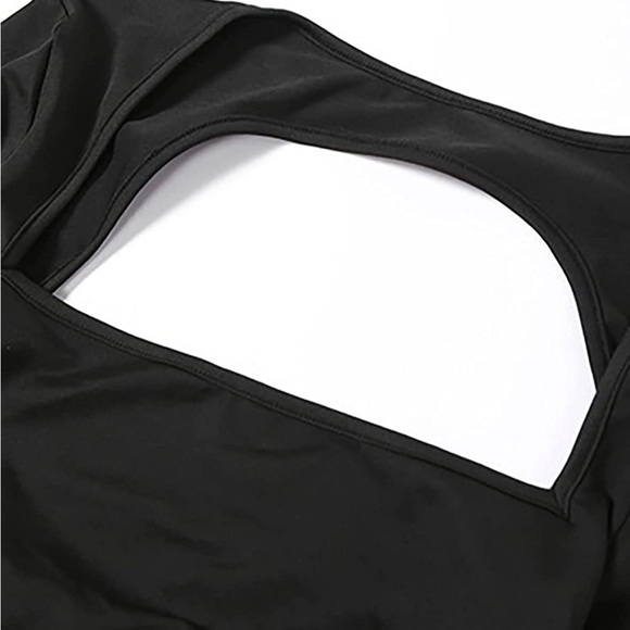 Black Cutout Maxi Dress Size Small - Picture 10 of 12